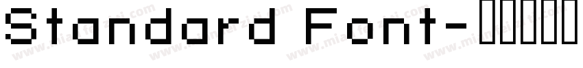 Standard Font字体转换